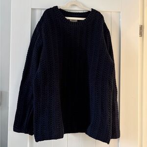Nude jeans navy Cable Knit Sweater
